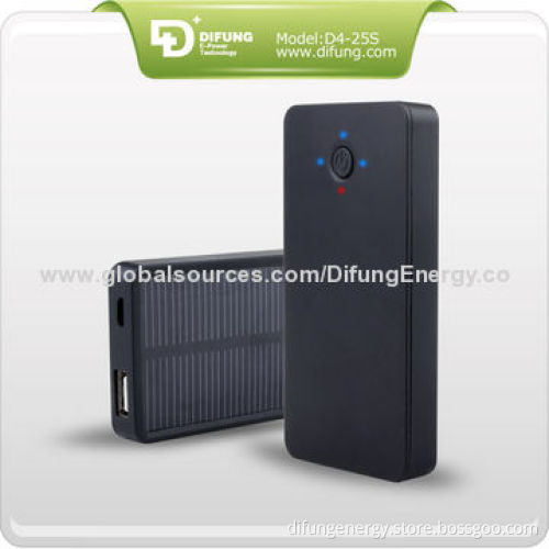 Solar Charger for iPhone, Cute White & Black, Easy Caring, 2500mAh Together with You